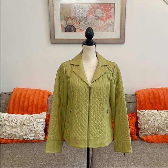 ❣️🆕Bradley Bayou 100% Quilted Leather Jacket❣️ - Picture 2 of 11